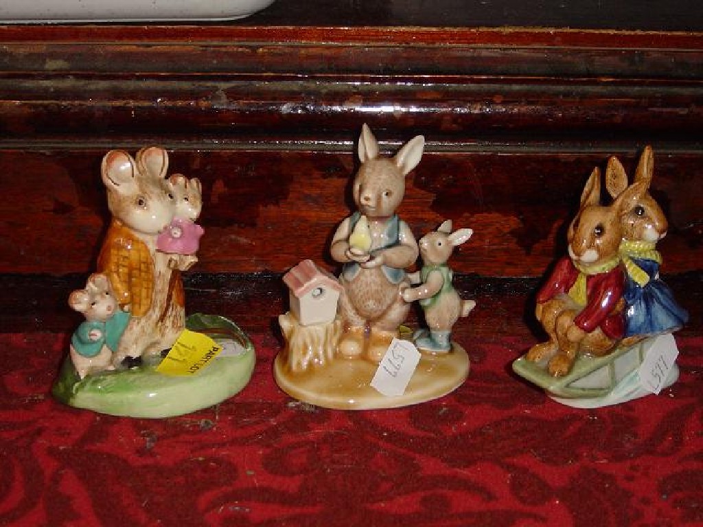 Appraisal: A Beswick Kitty MacBride group titled A Family Mouse No