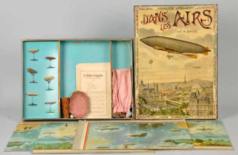 Appraisal: Early Zeppelin Hot Air Balloon Game French Includes original box