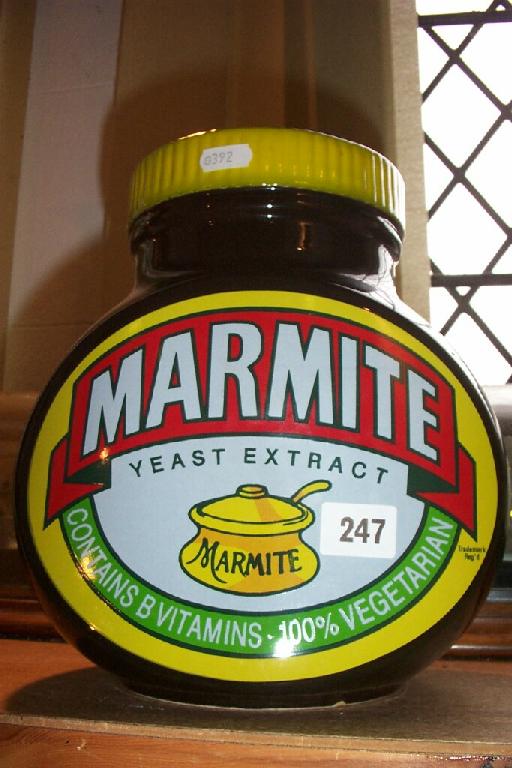 Appraisal: A Wade outsized Marmite catering counter top dispensing jar cm