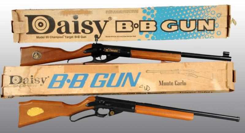 Appraisal: Lot of Daisy Lever-Action BB Guns Description American Includes both