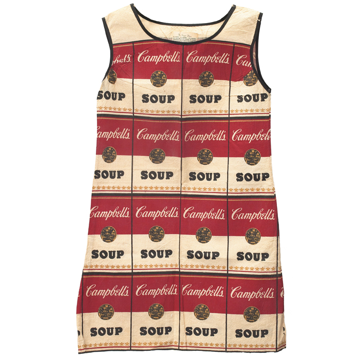 Appraisal: After Andy Warhol Souper dress c screenprint in color on