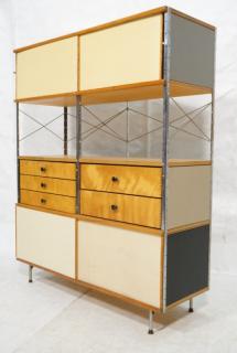 Appraisal: CHARLES EAMES ESU Wall Unit Industrial Mid Centu CHARLES EAMES