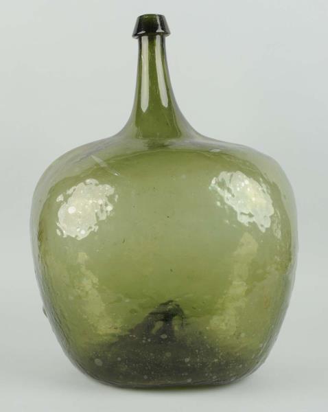 Appraisal: Large Early Green Bottle Probably a European wine bottle Nice