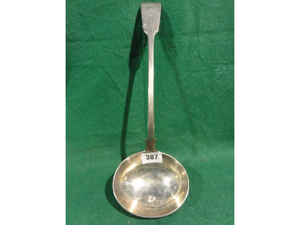 Appraisal: A Victorian silver ladle London Chawner Co Charles William Adams