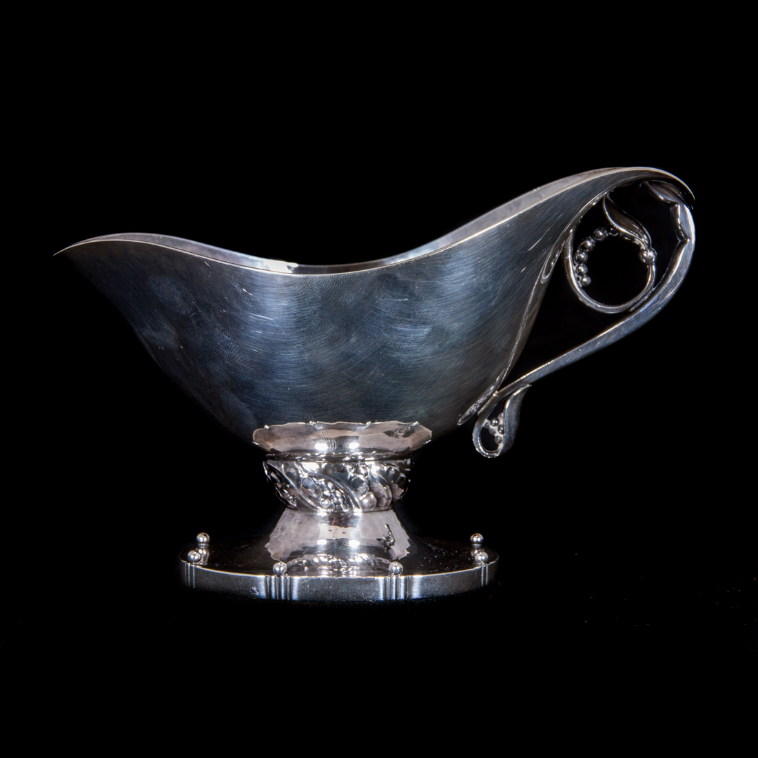 Appraisal: A GEORG JENSEN WENDEL STERLING CREAM PITCHER A Georg Jensen