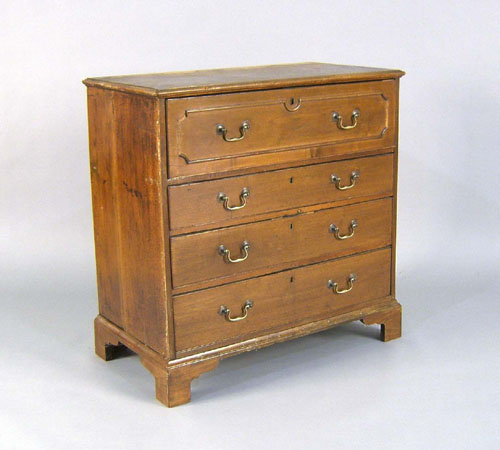 Appraisal: George III mahogany butler's chest th c h w