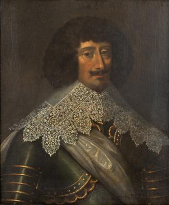 Appraisal: Follower of Daniel Mytens Dutch - Portrait of a Gentleman