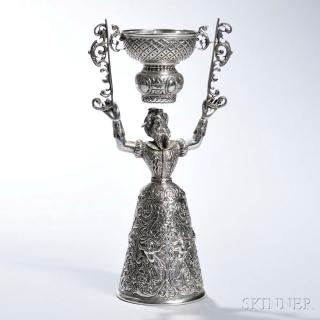 Appraisal: German Silver Wedding Cup Hanau late th early th century