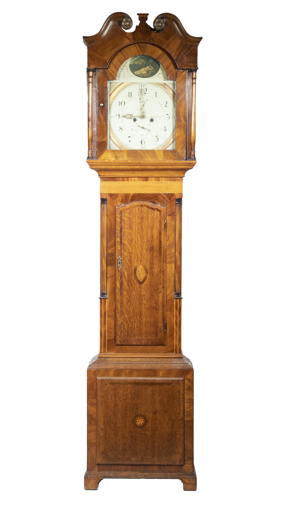 Appraisal: PERIOD ENGLISH CHIPPENDALE TALL CLOCK BY BEAVER OF WAKEFIELD Mixed