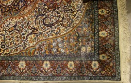 Appraisal: A Kashan rug x cm