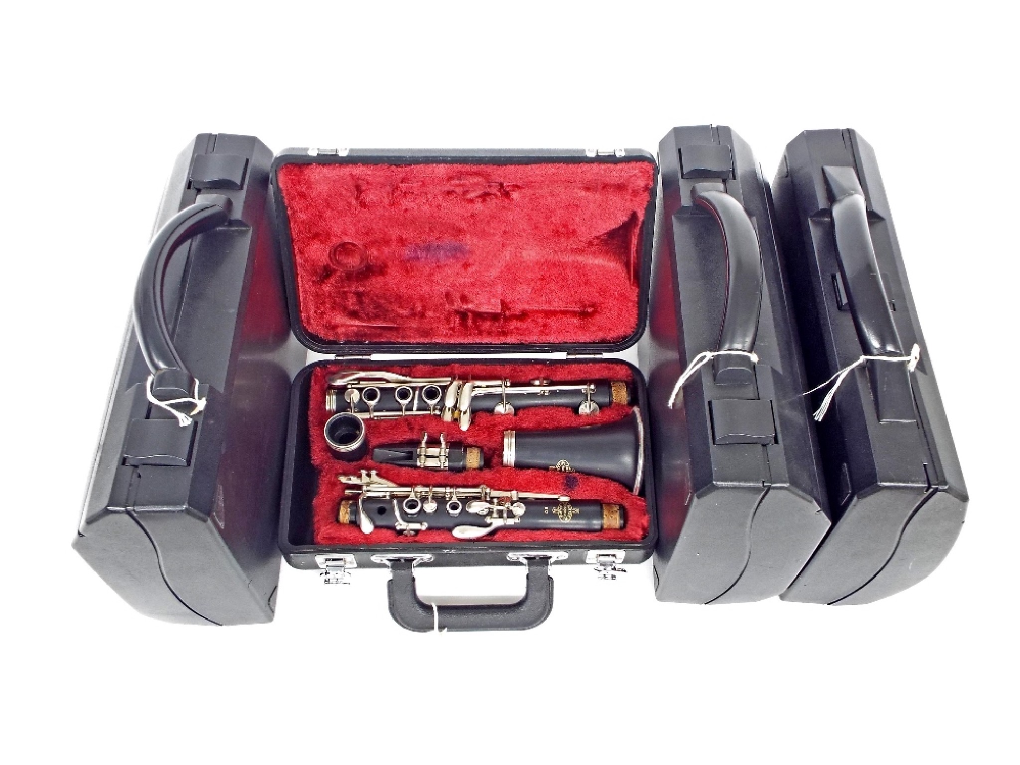 Appraisal: Four Buffet Crampon Co B clarinets all cased at fault