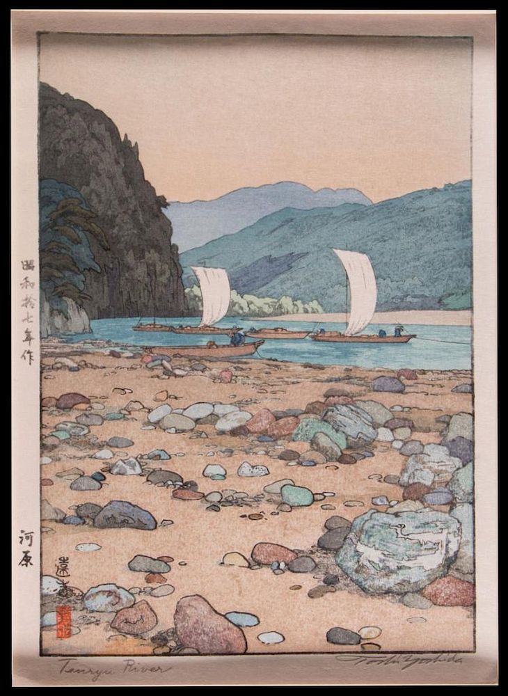 Appraisal: Toshi YOSHIDA - Toshi YOSHIDA - Title Tenryu River Date