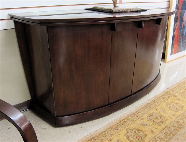 Appraisal: CONTEMPORARY SERVING BUFFET Luna Collection by Brownstone Furniture Co manufactured