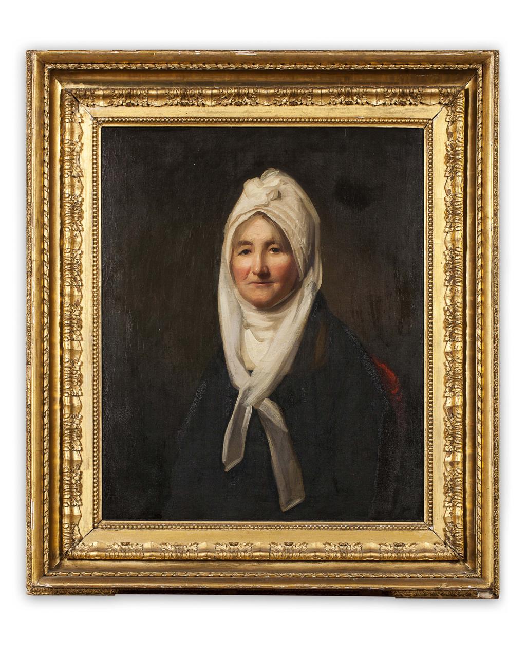 Appraisal: ATTRIBUTED TO GEORGE WATSON SCOTTISH - PORTRAIT OF MRS MARGARET