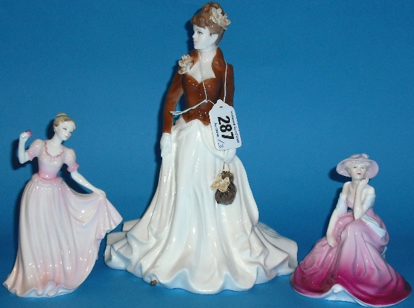 Appraisal: Coalport Figures Autumn from the Four seasons collection small figures