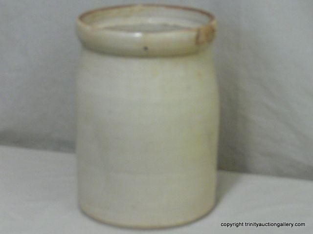 Appraisal: Antique Two Gallon Crockery Churn Jar - circa - Hand