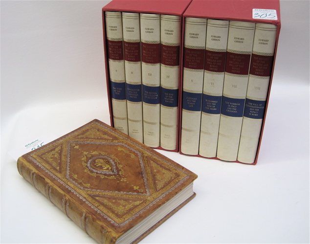 Appraisal: SET OF EDWARD GIBBON'S BOOKS AND WONDERS OF ITALY BOOK