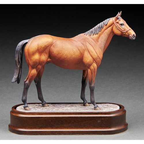 Appraisal: A Royal Worcester equestrian model of Red Rum designed by