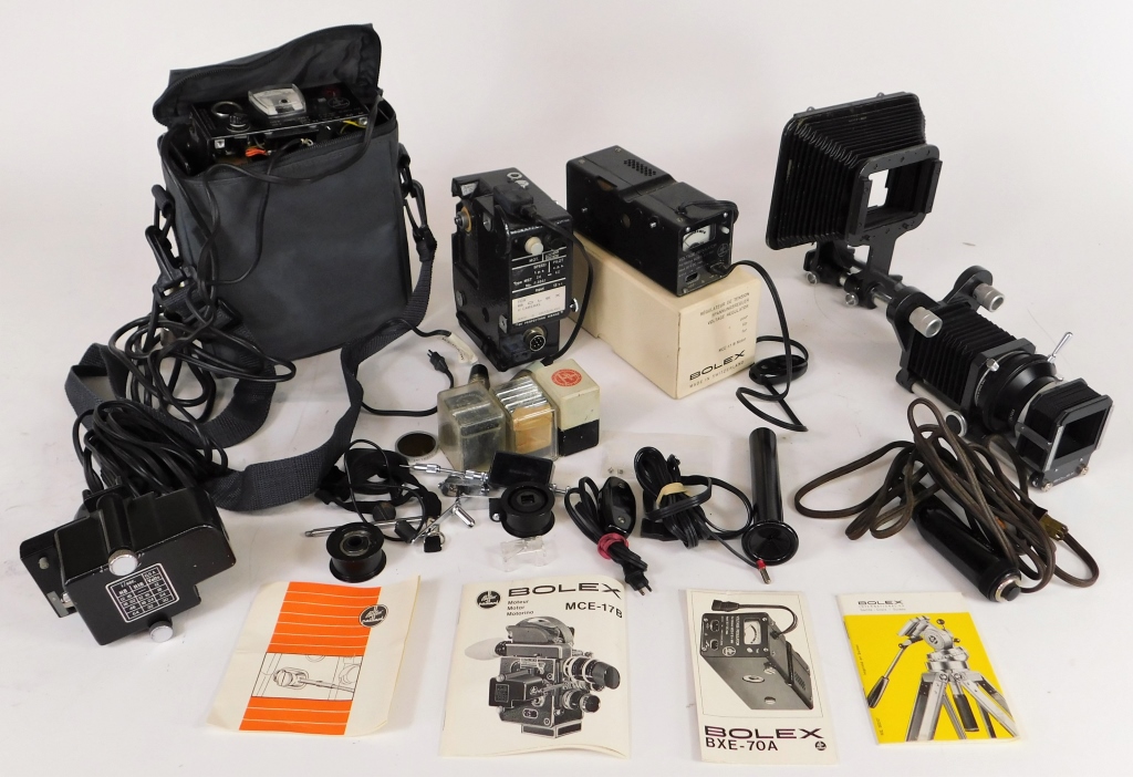 Appraisal: BOLEX ACCESSORY LOT Bolex Accessory lot Includes Bolex Battery extension