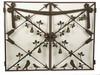 Appraisal: GARDEN GATES - Pair of ornate wrought iron garden gates