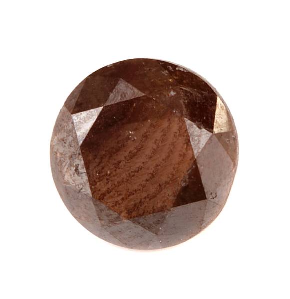 Appraisal: An unmounted cts brown diamond colored diamond not tested for