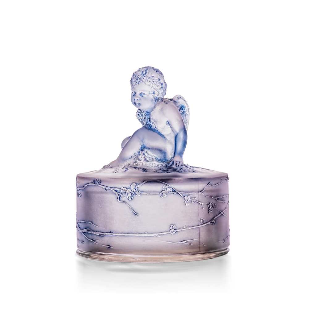 Appraisal: REN LALIQUE FRENCH - AMOUR ASSIS BOX NO designed clear