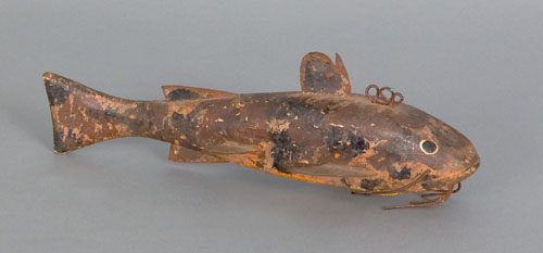 Appraisal: Catfish decoy early th c l