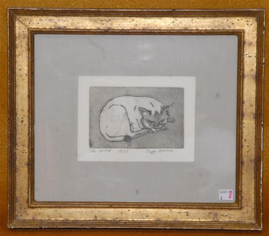 Appraisal: PEGGY BACON - Etching The Witch a ct study Signed