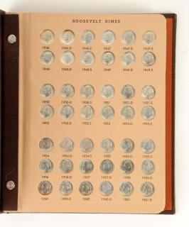 Appraisal: Roosevelt Dime Collection - Including proof coins in Dansco album