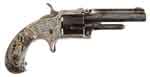 Appraisal: ENGRAVED MARLIN XXX STANDARD MODEL SPUR TRIGGER REVOLVER Cal RF