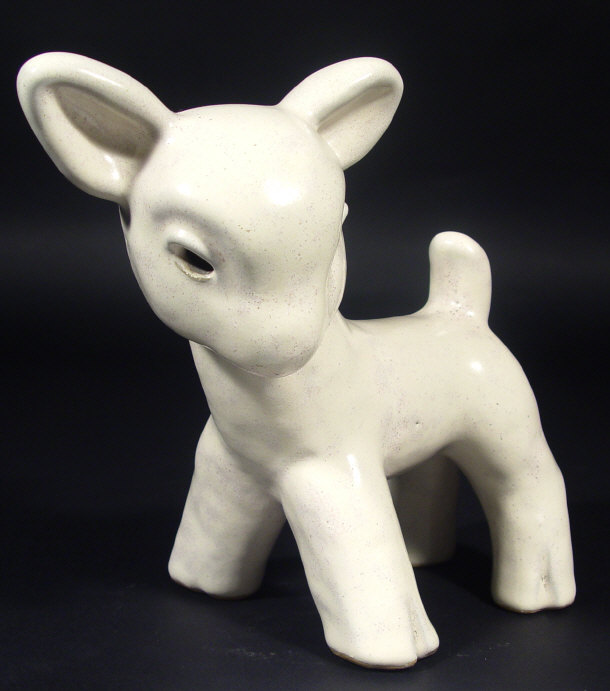 Appraisal: Large Denby white glazed stoneware lamb cm high