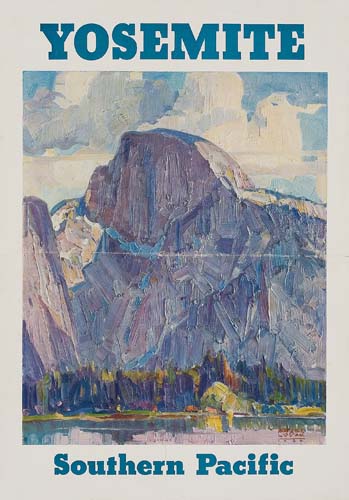 Appraisal: MAURICE LOGAN YOSEMITE SOUTHERN PACIFIC x inches x cm Condition