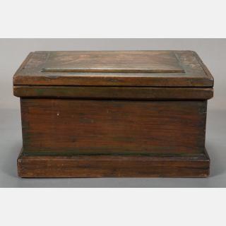 Appraisal: An American Oak and Pine Tool Chest th Century An