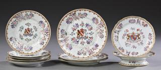 Appraisal: Group of Eleven Chinese Export Porcelain Items Group of Eleven