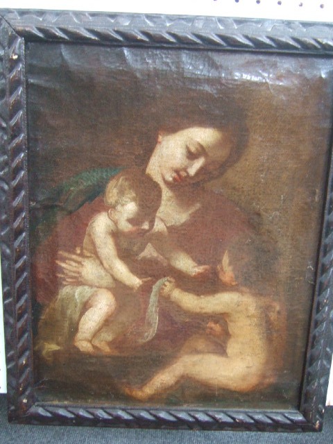 Appraisal: Italian School late th century Madonna and child with St