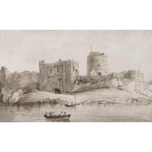 Appraisal: William Hackett th early th c - Pembroke Castle watercolour