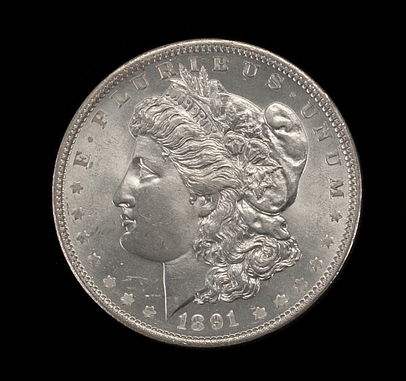 Appraisal: -O U S MORGAN SILVER DOLLAR