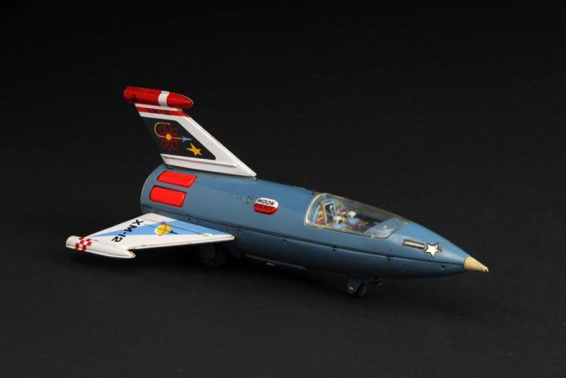 Appraisal: XM- Moon Rocket Toy Description Japanese Made by Yonesowa Working