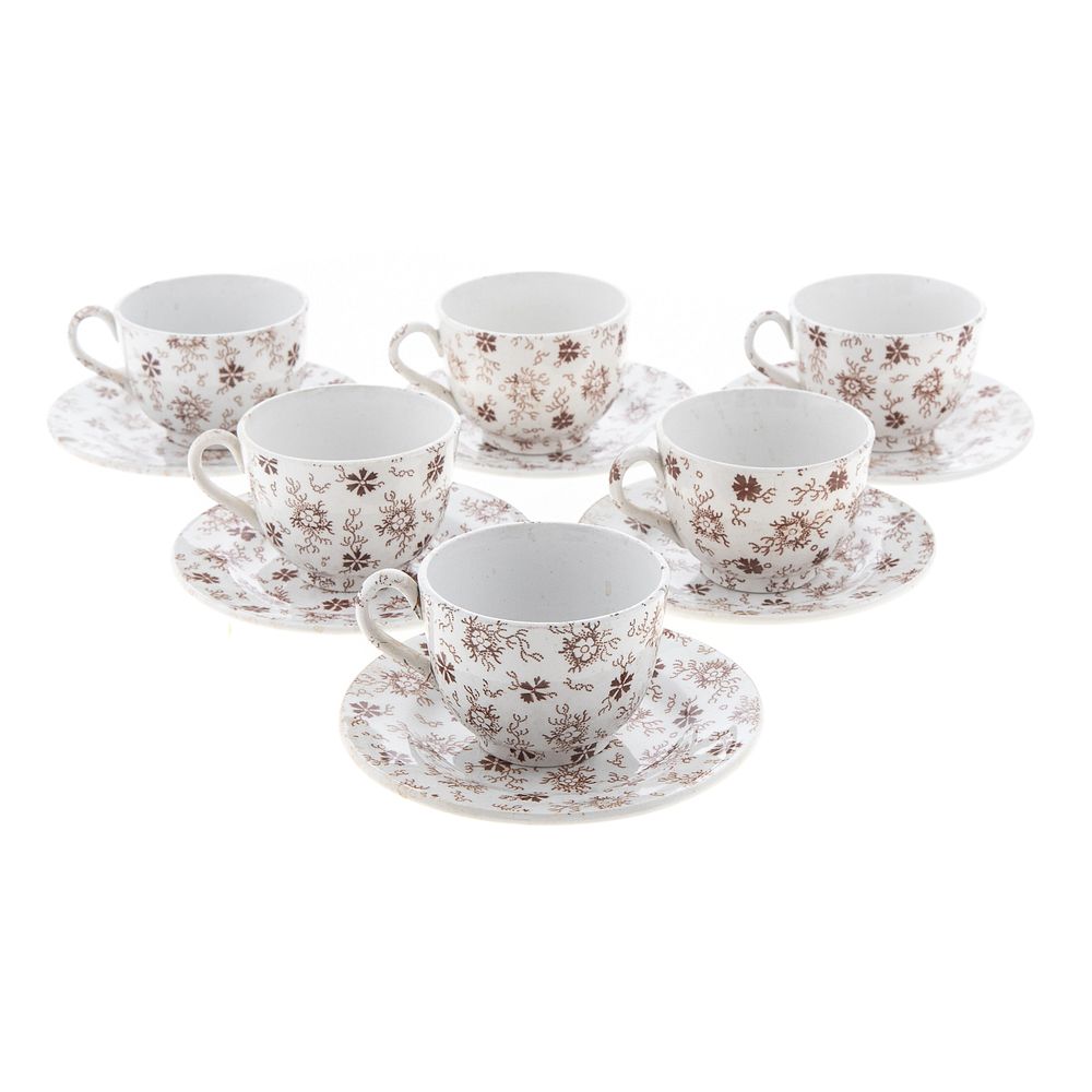 Appraisal: Hollinshead Kirman Child's China Tea Set Circa - in the