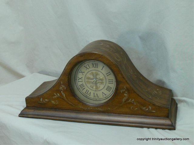 Appraisal: Battery Operated Mantle Clock - Modern clock designed to look