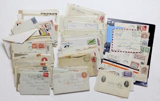 Appraisal: th th century U S covers postal stationary flight covers