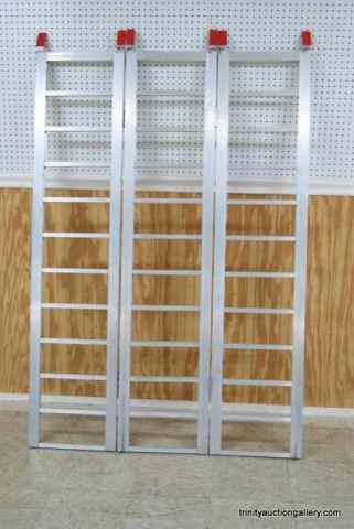 Appraisal: Aluminum Folding ' Loading Ramp SetThis is for a very