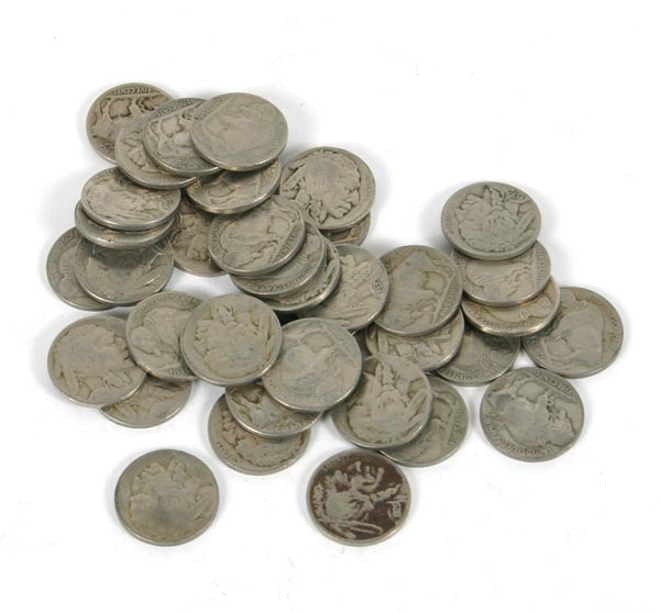 Appraisal: Buffalo Cent Nickels Various Dates