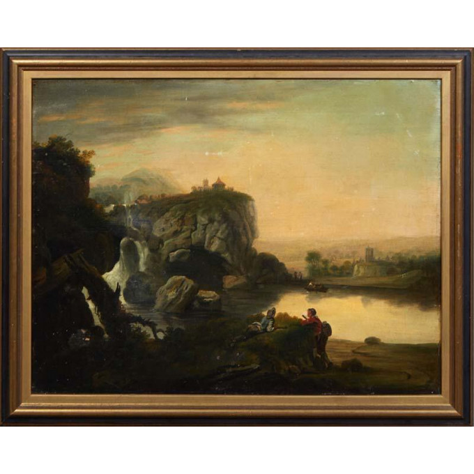 Appraisal: In the Style of Richard Wilson - British Classical Landscape