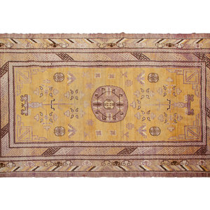 Appraisal: A Khotan Wool Rug th Century feet inches x feet