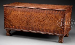 Appraisal: EXCEPTIONAL PENNSYLVANIA PAINT DECORATED BLANKET CHEST First quarter th century