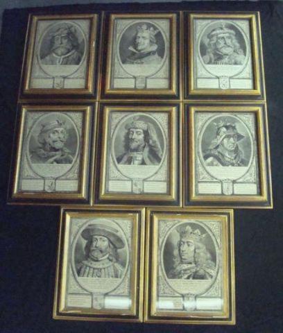 Appraisal: Framed Antique Prints Nicely framed From a North Bergen NJ