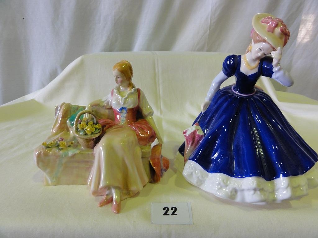 Appraisal: A Royal Doulton figure - Midsummer Noon HN together with