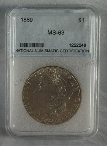 Appraisal: Silver Dollar - Graded by NNC in excellent collectible condition