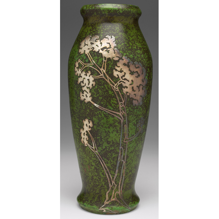 Appraisal: Heintz vase large form tree design